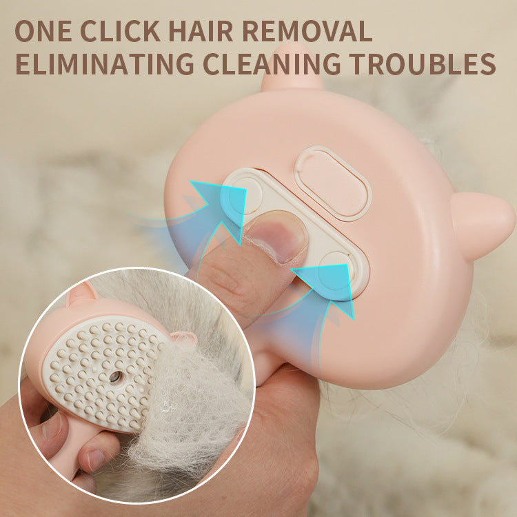 Rechargeable Steam Grooming Brush for Cats and Dogs - Maison du Cat