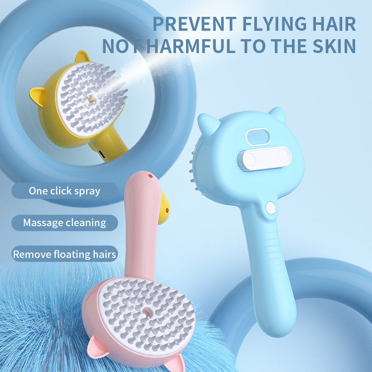 Rechargeable Steam Grooming Brush for Cats and Dogs - Maison du Cat